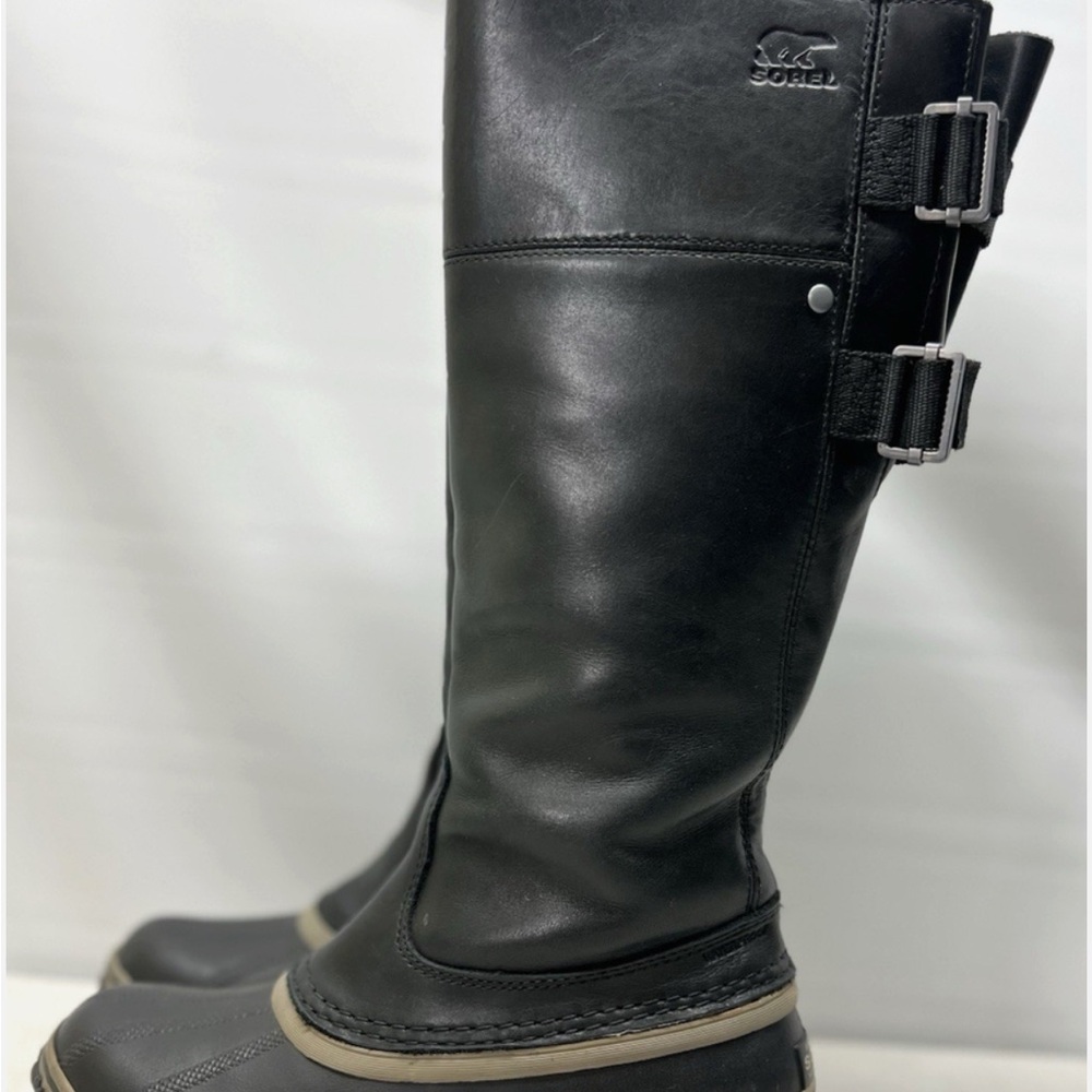 Sorel slim pack riding tall winter equestrian boot black